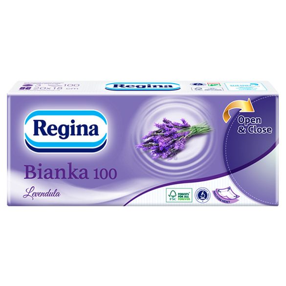 REGINA BIANKA 100DB-OS PZS. 3 RÉT. LEVENDULA ILLAT