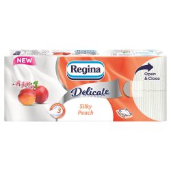 Regina Delicate Peach papírzsebkendő 3 rétegű - 90 db