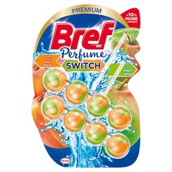 BREF PERFUME SWITCH WC TISZT. 2X50G JUICY PEACH-SWEET APPLE