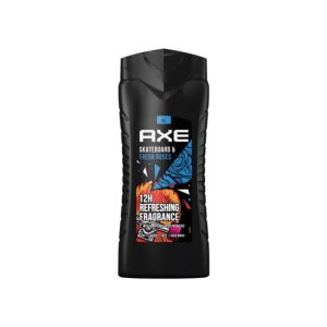 Axe férfi tusfürdő 3in1 12h 400ml - Skateboard & Fresh Roses