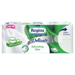   Regina Delicate Refreshing Aloe papír zsebkendő 3 rétegű - 90 db