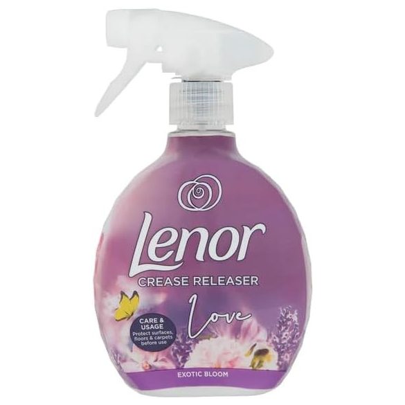 LENOR TEXTILFRISSÍTŐ GYŰRŐDÉS KISÍMÍTÓ SPRAY 500ML EXOTIC BLOOM