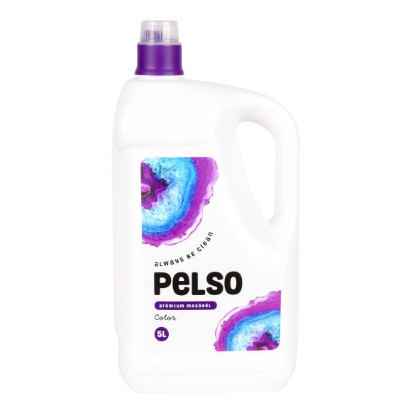 Pelso folyékony mosószer, 5L színes ruhákhoz 