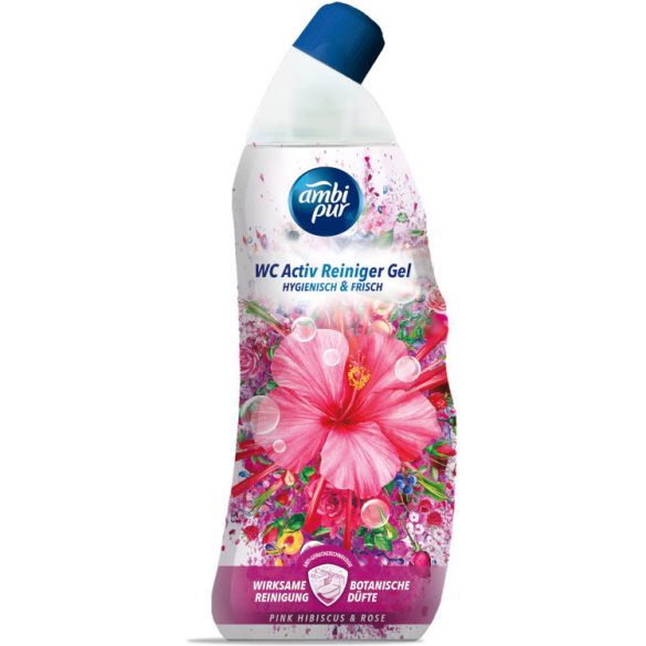Ambi Pur Pink Hibiskus & Rose WC gél - 750 ml