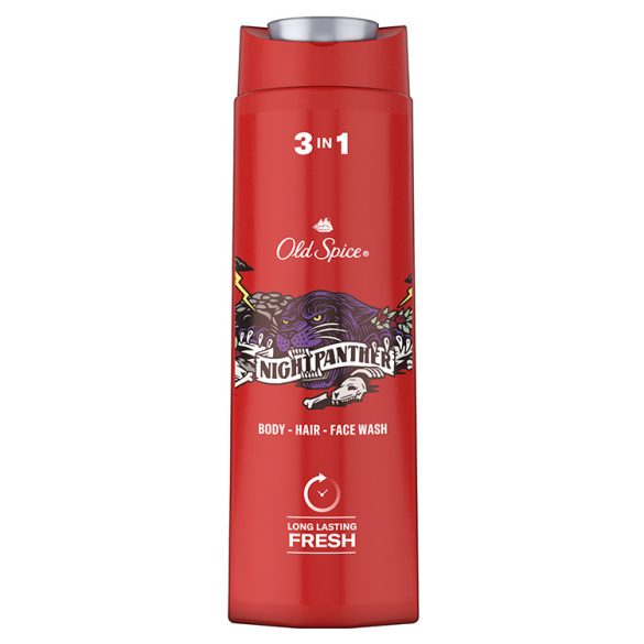 Old Spice Nightpanther 3in1 tusfürdő - 400 ml