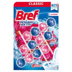   Bref Power Aktiv Fresh Flower WC illatosító (3x50 g) - 150 g